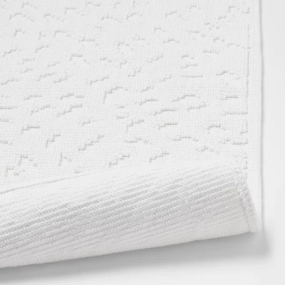 20"x32" Snow Leopard Bath Mat White - Threshold™ - Image 3