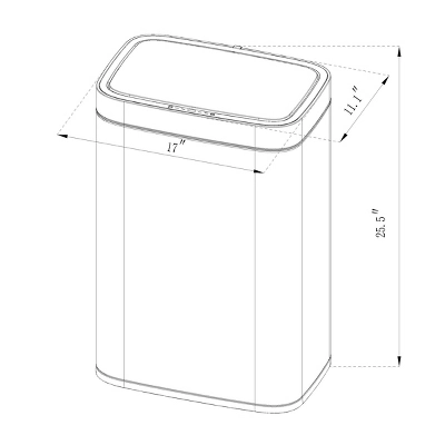Motion Wastebasket With Liner - Brightroom™ - Image 3