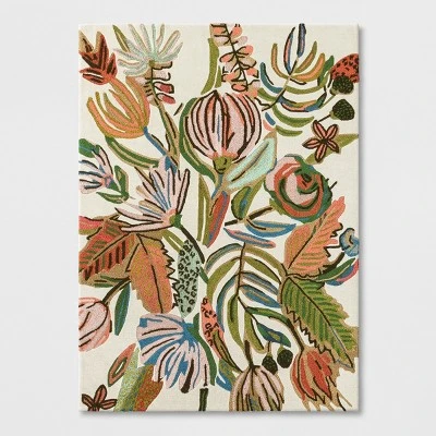 Floral Wool Tufted Area Rug Pink/White - Opalhouseâ„¢ - Image 3