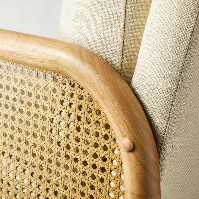 Cane Accent Chair Cream - Threshold™ Designed With Studio McGee - Image 4