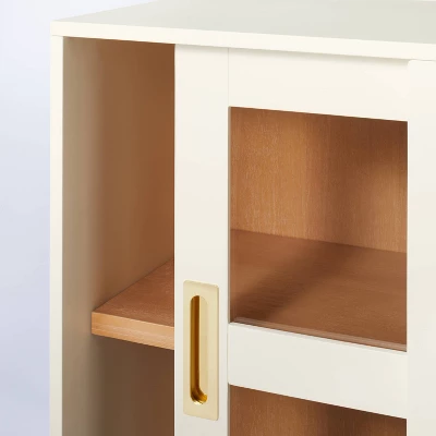 32" Promontory Sliding Glass 2 Door Cabinet - Threshold™ Designed With Studio McGee - Image 8