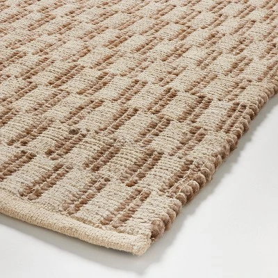 Checkered Stripe Rug Brown - Threshold™ Designed With Studio McGee - Image 2