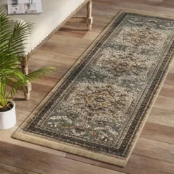 Floral Woven Accent Rug - Threshold