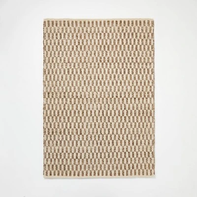 Checkered Stripe Rug Brown - Threshold™ Designed With Studio McGee - Image 5