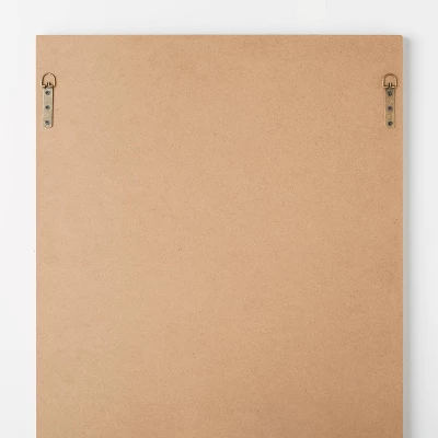 22" X 65" Woven Check Full Length Mirror Natural - Threshold™ Designed With Studio McGee - Image 3