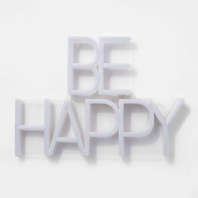 Neon Wall Sign White - Room Essentials™ - Image 4