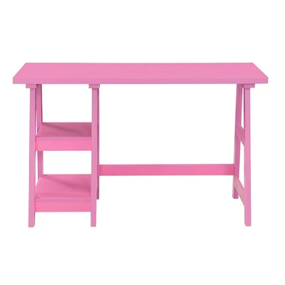 Designs2Go Trestle Desk With Shelves - Breighton Home - Image 11