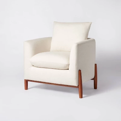 Elroy Faux Shearling Accent Chair With Wood Legs - Threshold™ Designed With Studio McGee - Image 9
