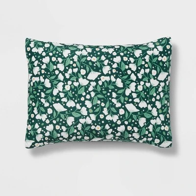 Floral Printed Microfiber Reversible Comforter & Sheets Set Dark Green - Room Essentials™ - Image 4