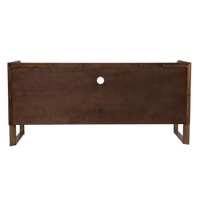 Glacerad Reclaimed Wood Media Console For TVs Upto 50" Brown - Aiden Lane - Image 6