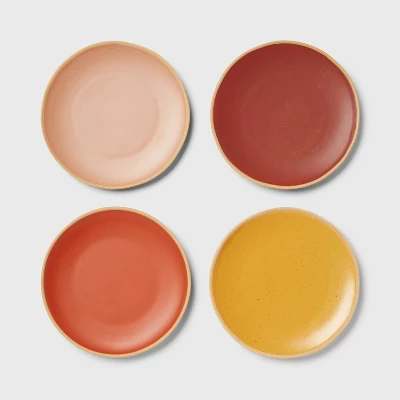 4pk Ceramic App Dining Plates - Threshold™ - Image 2