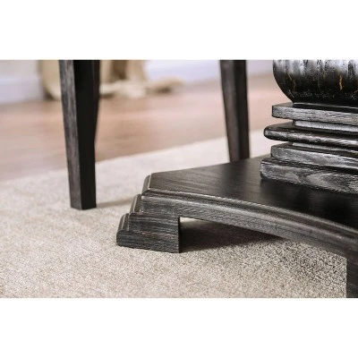 Buckley Round Dining Table White/Black - HOMES: Inside + Out - Image 9