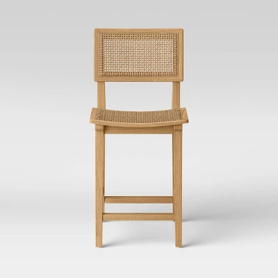 Tormod Backed Cane Counter Height Barstool - Threshold™ - Image 2