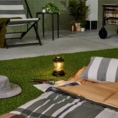 LED Lantern Black/Gold - Hearth & Hand™ With Magnolia - Image 2