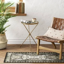 Buttercup Diamond Vintage Persian Woven Rug - Opalhouse