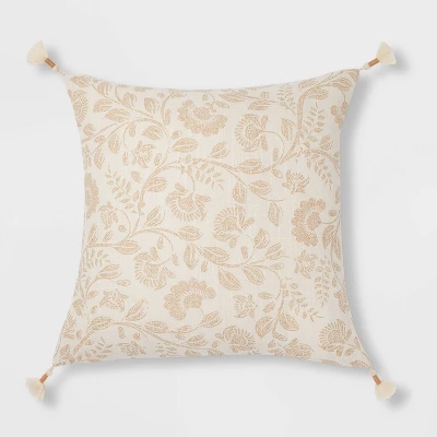 Jacobean Square Throw Pillow - Threshold™ - Image 5