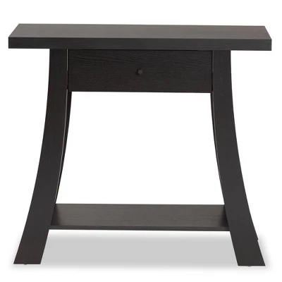 Herman Wood 1 Drawer Console Table - Baxton Studio - Image 2