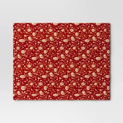 Mini Pumpkin Printed Plush With Shearling Reverse Throw Blanket - Threshold™ - Image 2