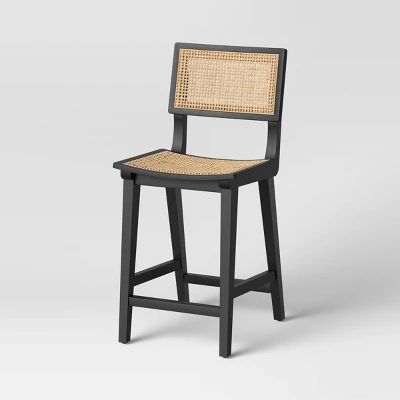 Tormod Backed Cane Counter Height Barstool - Threshold™ - Image 9