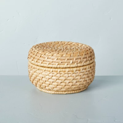 Woven Basket With Lid Natural - Hearth & Hand™ With Magnolia - Image 4