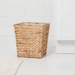 Light Weave Wastebasket Natural - Thresholdâ„¢