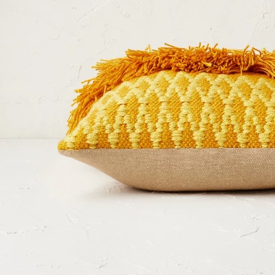 Diamond Textured Woven Square Throw Pillow - Opalhouse™ Designed With Jungalow™ - Image 2