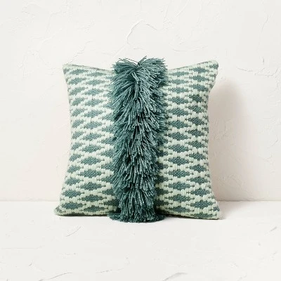 Diamond Textured Woven Square Throw Pillow - Opalhouse™ Designed With Jungalow™ - Image 5