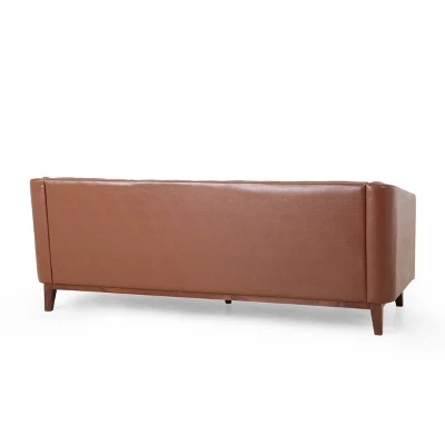 Ovando Contemporary Upholstered 3 Seater Sofa - Christopher Knight Home - Image 4