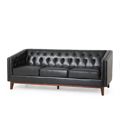 Ovando Contemporary Upholstered 3 Seater Sofa - Christopher Knight Home - Image 14