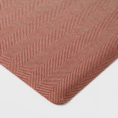 20" X 36" Herringbone Rust Comfort Mat - Threshold™ - Image 2