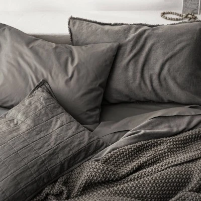 Heavyweight Linen Blend Comforter Sham - Casaluna™ - Image 5