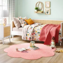 Rattan And Wood Kids' Daybed White - Pillowfort™